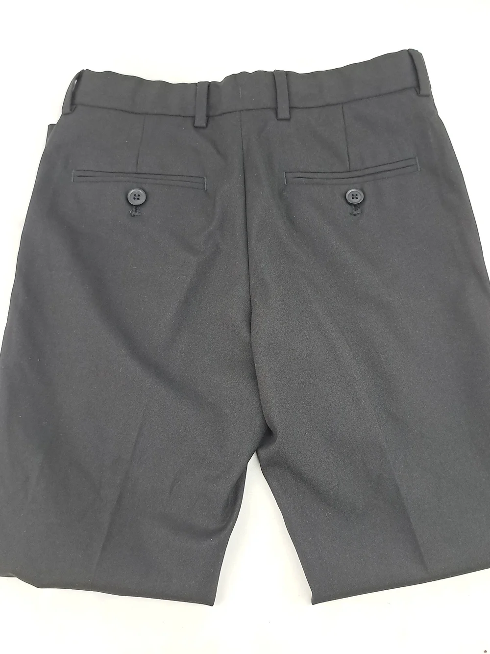 Black Boys Dress Pants Elastic Waist Pull On Formal Slacks Pants Size 8 Regular
